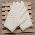 Women Men Warm Winter Touch Screen Gloves Stretch Knit Mittens Wool Full Finger Guantes Female Crochet Glove