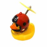 Rubber Duck Car Bicycle Decorations Small Yellow Duck Car Accessories Duck Light With Horn - Image 19