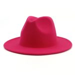Wholesale High Quality Mixed Color European and American Blank Retro Men's Felt Fedora Hats Jazz Hat - Image 22