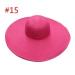 ABOUT 19 COLORS Real Factory Price Cheap Good Quality Floppy Straw Hats Beach Paper Hat - Image 21