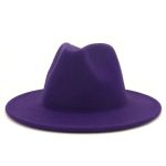 Wholesale High Quality Mixed Color European and American Blank Retro Men's Felt Fedora Hats Jazz Hat - Image 8