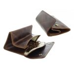 Leather01016 Men Gifts Custom logo Leather Tobacco Pouch Wallet - Image 2