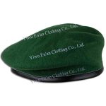 Custom Logo UN Blue Wool 100% Soft Fabric Beret Caps - Image 3