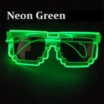 LU-1555   Creative Led Light up Glasses for Festival Party Supplies Luminous El Wire Glowing Eyewear Glasses - Image 15