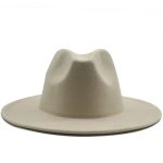 Wholesale High Quality Mixed Color European and American Blank Retro Men's Felt Fedora Hats Jazz Hat - Image 30