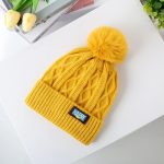 Women Autumn and Winter Knitted Hat With Embroidered Letters Twisted Knit Pattern Thick Warm Headwrap Hat - Image 13