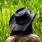 Unisex Straw Cowboy Hat USA American Western Texas Straw Hat Shapable Brim Sombrerosb Cowboy Hat - Image 3