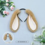 Dog Ear Plush Droopy Headband Poodle Animal Cosplay Hair Accessory Furry Floppy Ears - Image 4