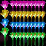 LU-2096 Fashion Neon Sensory Shaking Toy Led Flashing Noisemaker Light up Maracas Party Favors - Image 3