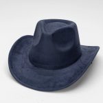 Men Women Solid Color Suede Velvet Trendy Cowboy Hats Vintage Minimalist Jazz Hat Traveling Gentleman Wide Suede Cowboy Hat - Image 24