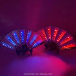 Foldable Hand Fan With Led Light Glowing Fluorescent Discoloration Fan for Night Performance Dj Bar Club Room Party Decoration - Image 5
