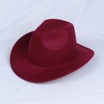 2025 Free Sample Shinehats Luxury Chapeau Femme Western Wide Brim Hat Fedora Wholesale Cowboy Felt Custom Logo Cowboy Hats - Image 35
