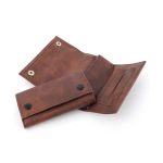 Leather01016 Men Gifts Custom logo Leather Tobacco Pouch Wallet - Image 6