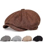 New Men Newsboy Spring Summer Thin Retro Beret Hat Wild Casual Hats Unisex Octagonal Cap Fashion Hip Hop Caps Gorras - Image 4