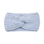 Fashion Pearls Knitted Headband Women Cross Knotted Bands Autumn Winter Ear Warmer Protectors Wide Turban Hair Accessories - Image 28