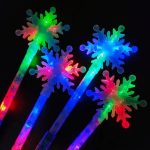O-111 Concert Christmas Party Toys Magic Light up Frozen Snowflake Wand Toy Decoration Supplies Stick Led Flashing - Image 5