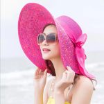 Wholesale Fashion Summer Beach Sun Straw Hat for Women,  Beautiful Style Seaside Big Brim Woven Stars Ornament Paper Straw H - Image 5
