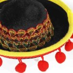 Mesr-026  Mexican Hat Party Decorations Supplies  Mayo Sombrero Headband Mini Straw Pet Hats Headband - Image 6