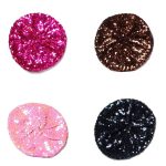 Women Sequins Hat Metallic Shining Costume Jazz Glitter Dance French Beret Round Cap Ladies Fashion Accessories Beanie - Image 3