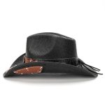 New Designer High Quality Straw Beach Hat Hard Custom Cowboy Hat With Custom logo Women Bulk Straw Cowboy Hats for Men Adult - Image 3