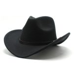 Custom Hot Sale New Fashion High Quality With Belt Hat Vintage Multi Colors Felt Cowboy Hats Women Man - Image 9