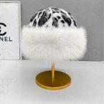 Autumn Winter Women's New Plush Leopard Mongolian Northeast Princess Ear Protection Fur Warm Beanie Hats - Image 9