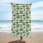 OEM Popular Boat Anchor Design Hawaii Summer Beach Swim Bath Towels Quick Drying Microfiber Beach Towel With Logo Custom Print - Image 16