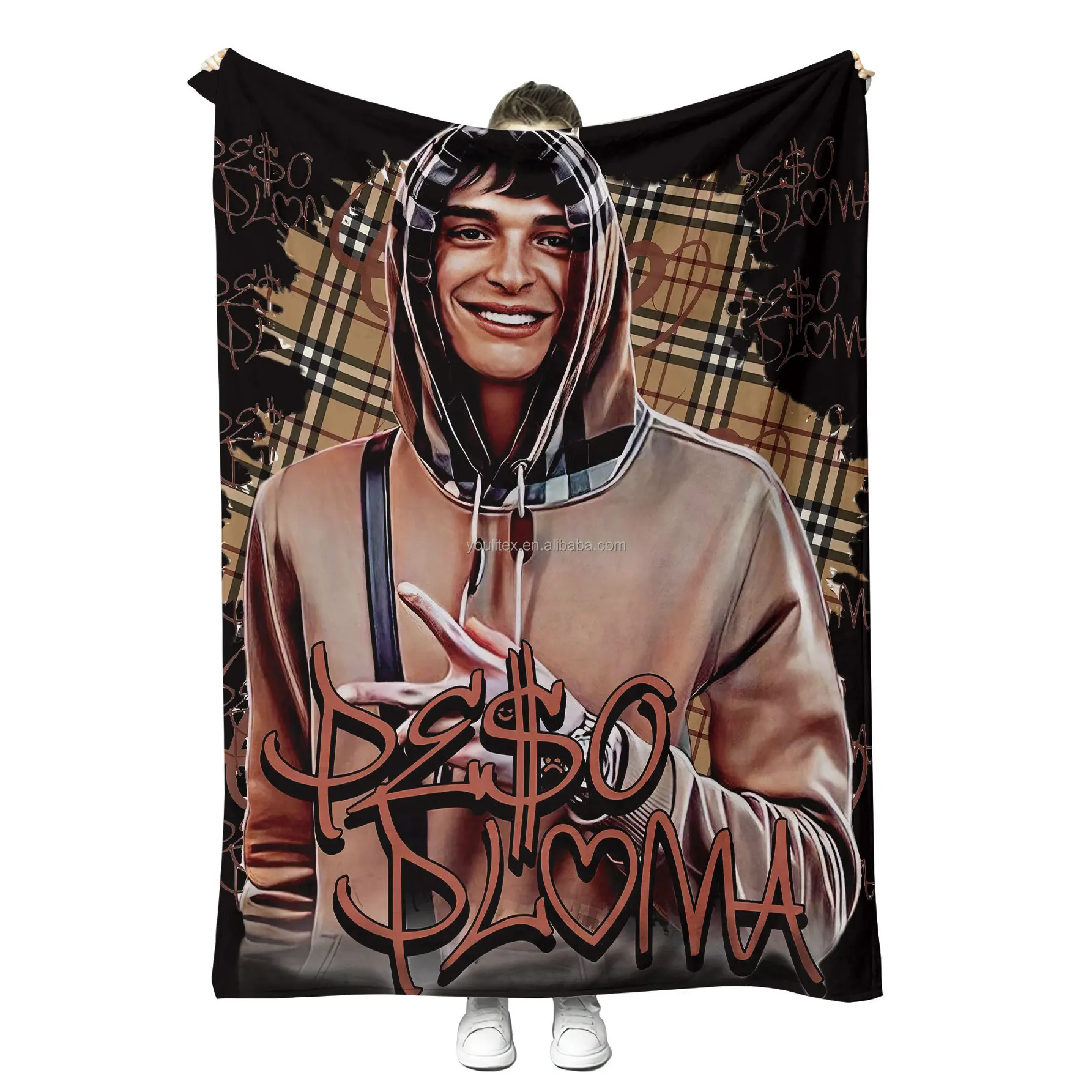 Custom Flannel Blanket Soft And Comfortable Coral custom fleece blanket chingon blankets Air Conditioning