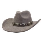 Vintage Jazz Cowboy Fedora Hats for Men and Women Luxury Cowboy Style Suede Jazz Hat with Wide Brim Wholesale Available - Image 2