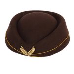 air Plane Flight Costume Custom Cosplay Career Stewardess Etiquette Hostess Attendant Beret Hat - Image 8