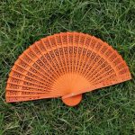 Wooden Hand Held Folding Fan  Multicolor Vintage Bamboo Hollow Carved Handheld Fans for Wedding Party Birthday Gift - Image 13