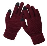 Women Men Warm Winter Touch Screen Gloves Stretch Knit Mittens Wool Full Finger Guantes Female Crochet Glove - Image 15