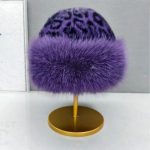 Autumn Winter Women's New Plush Leopard Mongolian Northeast Princess Ear Protection Fur Warm Beanie Hats - Image 8