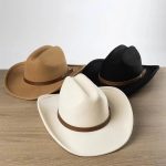 CUSTOM LOGO Luxury Wool Men Western Bands Unisex Texas Bulk Ranger Keychain Buy Wholesale Belt Buckle Cowboy Fedora Hats - Image 15