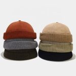 New Warm Docker Brimless Skull Cap Hat Winter Hats for Women Men Outdoor Fashion Casual Dress - Image 4