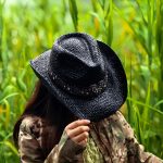 Unisex Straw Cowboy Hat USA American Western Texas Straw Hat Shapable Brim Sombrerosb Cowboy Hat - Image 2