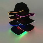 FREE SAMPLE Embroidered Cotton Men Hat Led Flashing Light up Shiny Fitted Baseball Sports Hat Cap With Custom logo - Image 5
