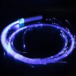 OEM  Rave Whip Glowing  Fiber Optic Dance Whip RGB Color Whip for  for Holiday