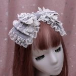 Wholesale Custom Lolita Hair Accessories B Hairpin Headband Style Bow Headwear Props Holiday Party Cute Girl - Image 5