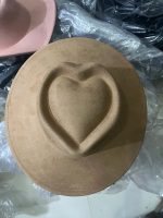 2026 New Fashion Heart Shape Crown Suede Fedora Hats Kids Wide Basic Draw Caps Flat Brim for Girl - Image 14
