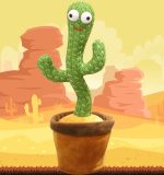 Flowerpot Twisting Doll Talking Singing Music Dancing Cactus Plush Toy for Kids LRT-0964 - Image 6