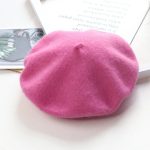 Berets-ea001 Wholesale Multicolor Fashion Design Female Faux Fur Beret Flat Cap, High Quality Adult Custom Beret Hats for Women - Image 29