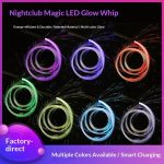 Fiber Optic LED Light-up Whip Bars Nightclubs Interactive Atmosphere Dance Performances Flashing Dynamic Lighting Whips