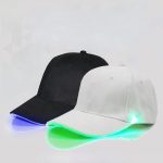 Unstructured Plain Snapback Hip Hop Flashing Red Led RGB Light up Sports Baseball Caps With Led Lights for Sale - Image 3