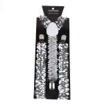 Wholesale 2.5Cm Sequin Men 3 Clips Mens Suspenders for Party Celebration - Image 12