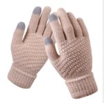 Women Men Warm Winter Touch Screen Gloves Stretch Knit Mittens Wool Full Finger Guantes Female Crochet Glove - Image 10