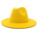 Wholesale High Quality Mixed Color European and American Blank Retro Men's Felt Fedora Hats Jazz Hat - Image 26