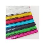 100% Polyester Knitted Fabric with 6mm Sequin Fabric for Garment