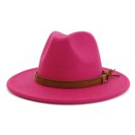 Wholesale New Arrive Custom Trilby Retro Large Brim Felt Fedora Hats - Image 21