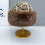 Autumn Winter Women's New Plush Leopard Mongolian Northeast Princess Ear Protection Fur Warm Beanie Hats - Image 6